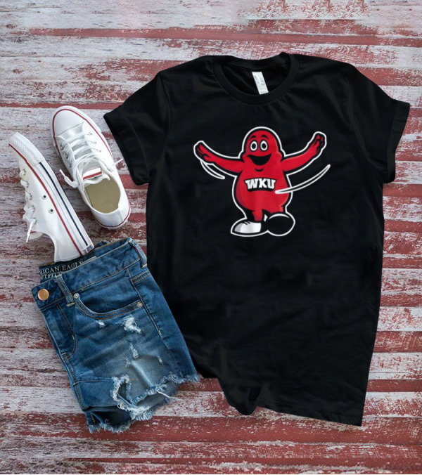 WKU Big Red Defensive Back Mascot New T-Shirt