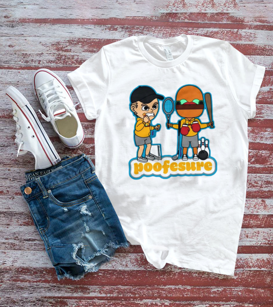 Poofesure Wii Sports Parody With Gaming And Boxing Elements T-Shirt