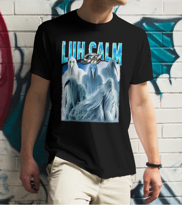 Notsafeforwear Luh Calm Fit Ice Phantom Figures T-Shirt