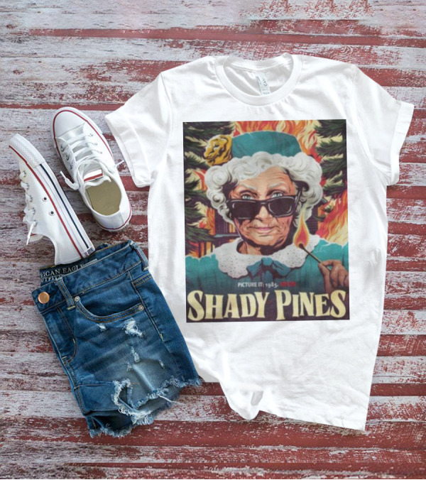 Shady Pines Picture It 1985 Arson Fire Scene T-Shirt