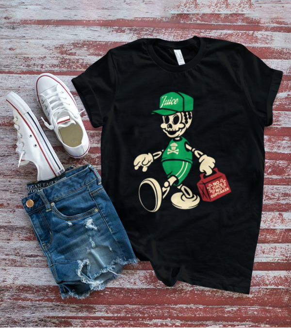 Johnny Cupcakes X 7Uice Skeleton Carrying Bag No 7Uice No Cupcakes T-Shirt