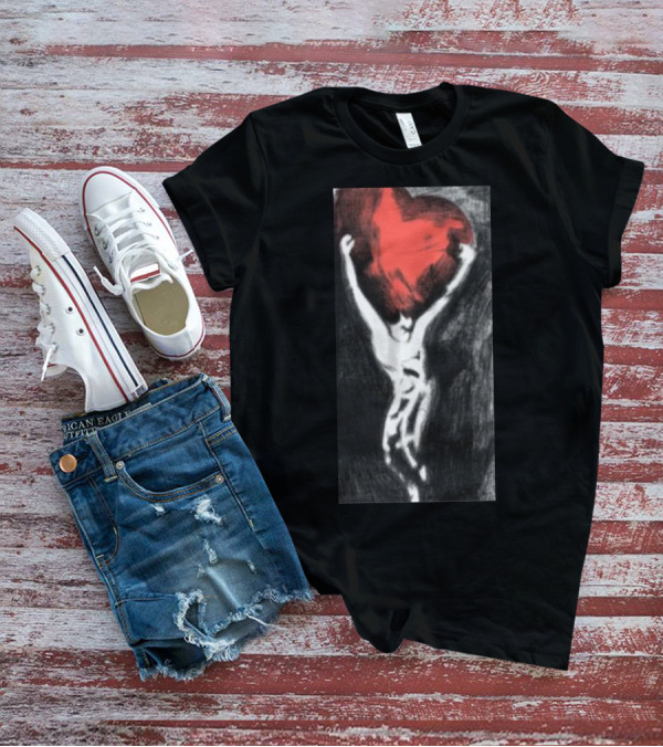 Rider Love Red Heart Embrace T-Shirt