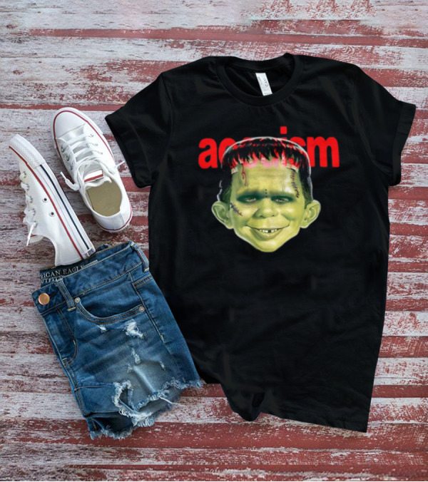Aosuism Madd Halloween Frankenstein Monster Face T-Shirt