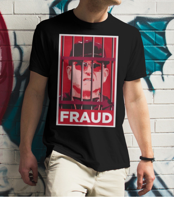 Nebraska Fraud Bars Red T-Shirt