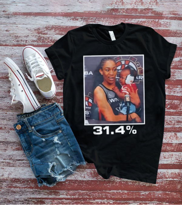 A’ja Wilson WNBA 31.4% T-Shirt