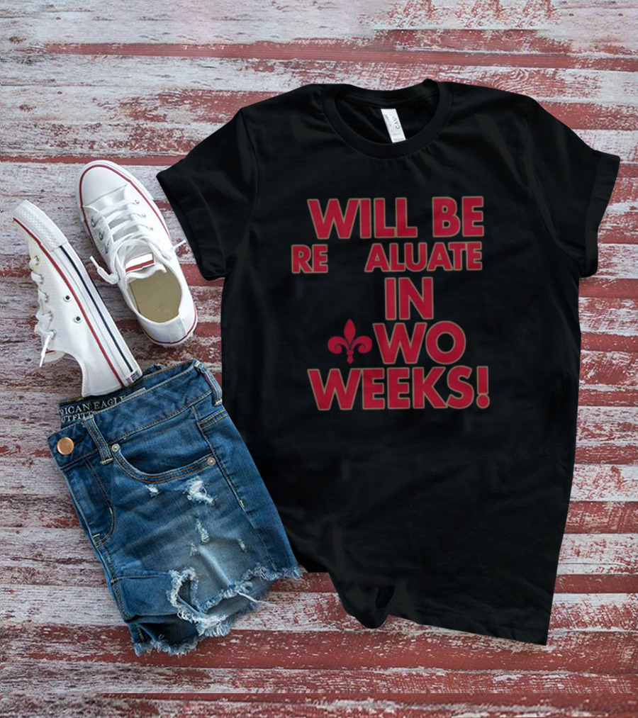 WILL BE REEVALUATED IN WO WEEKS Fleur-de-Lis Red T-Shirt