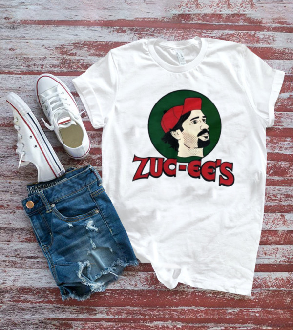 10K Takes Zuc-Ee's Retro Illustration Red Cap Green Circle T-Shirt