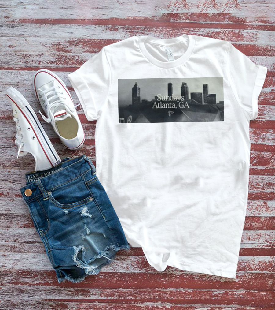 Dorlandoajc Atlanta GA Sundays Skyline Falcons Football T-Shirt