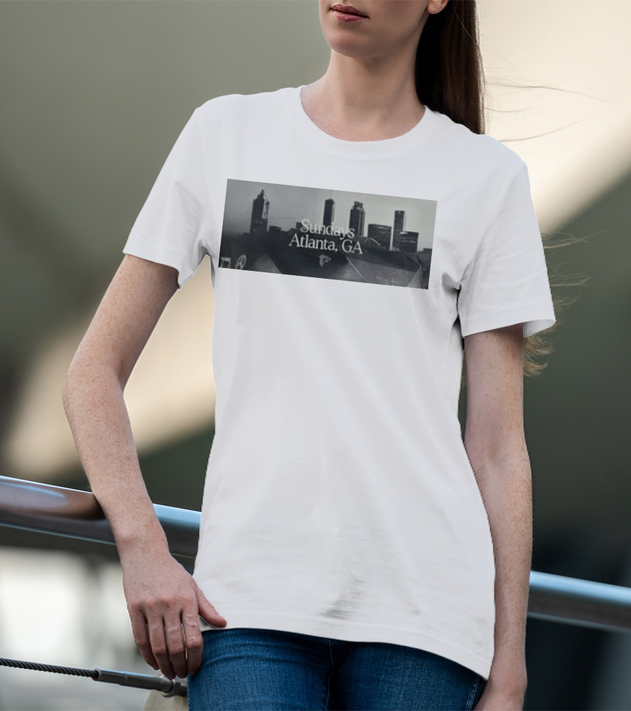 Dorlandoajc Atlanta GA Sundays Skyline Falcons Football T-Shirt