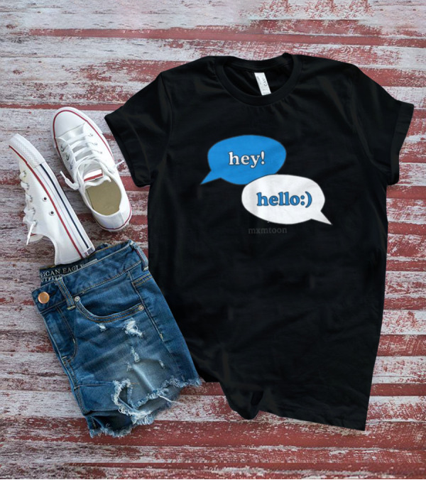 Hey Hello:) Mxmtoon Speech Bubbles T-Shirt
