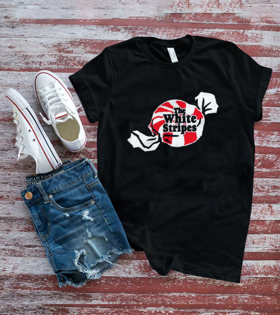 Whitestripesstore The White Stripes Peppermint Candy T-Shirt