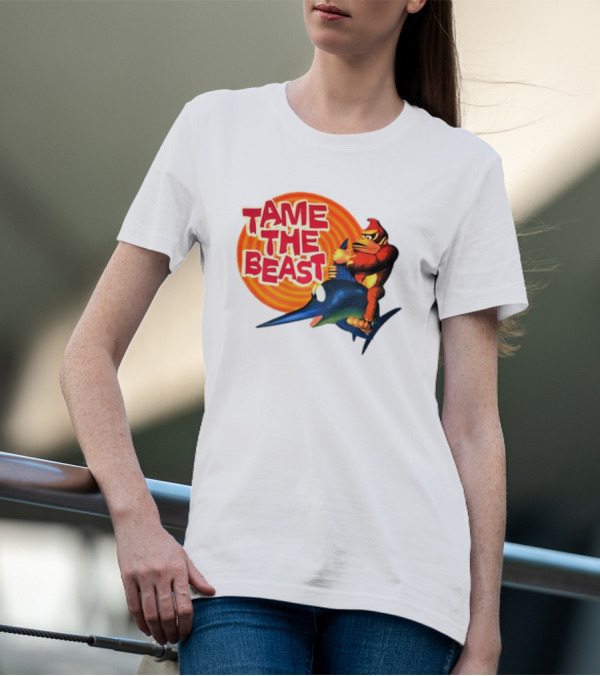 Donkey Kong Country SNES Tame The Beast Promo T-Shirt