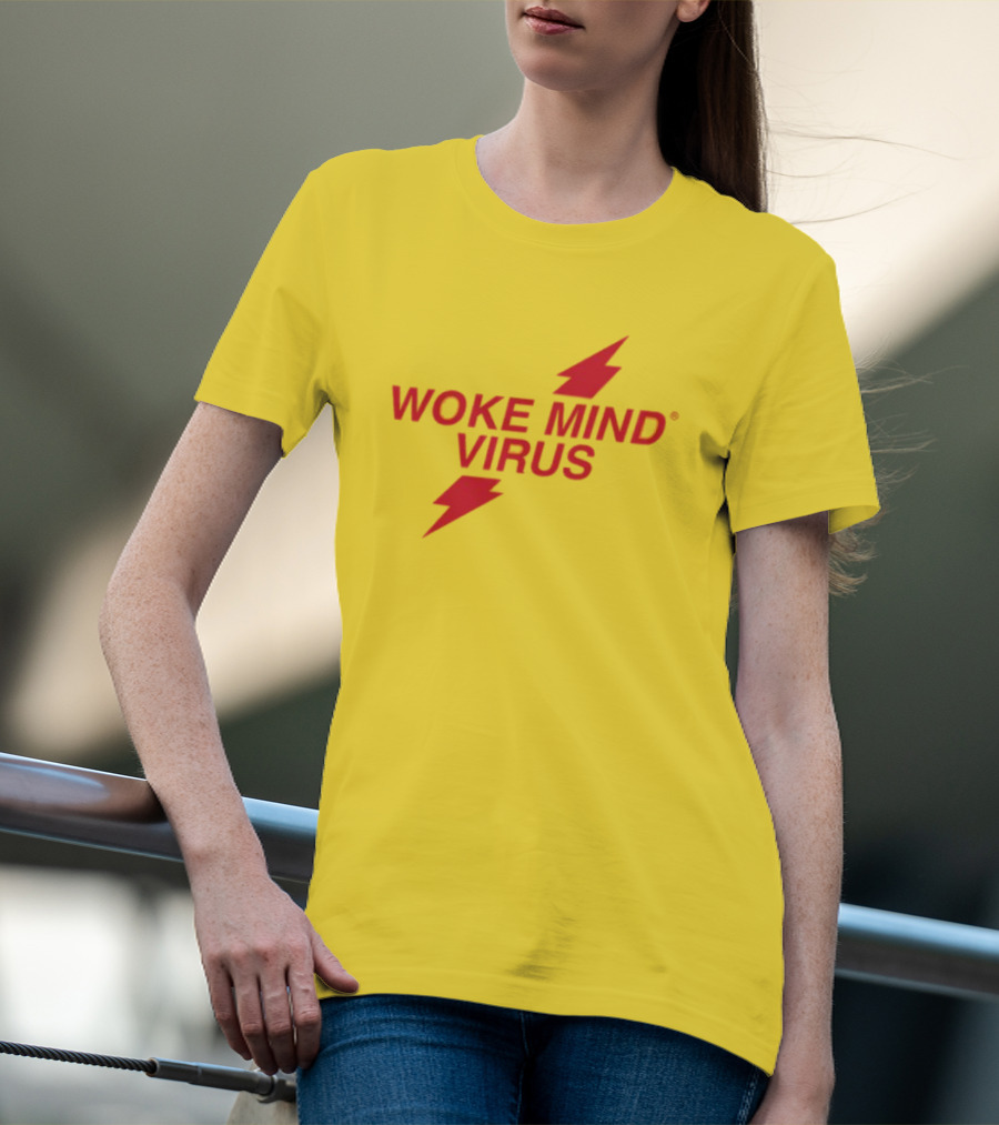 Woke Mind Virus Lightning Bolt T-Shirt