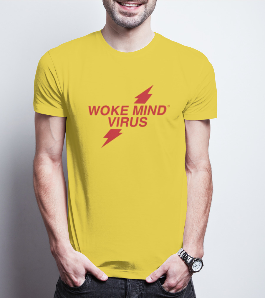 Woke Mind Virus Lightning Bolt T-Shirt