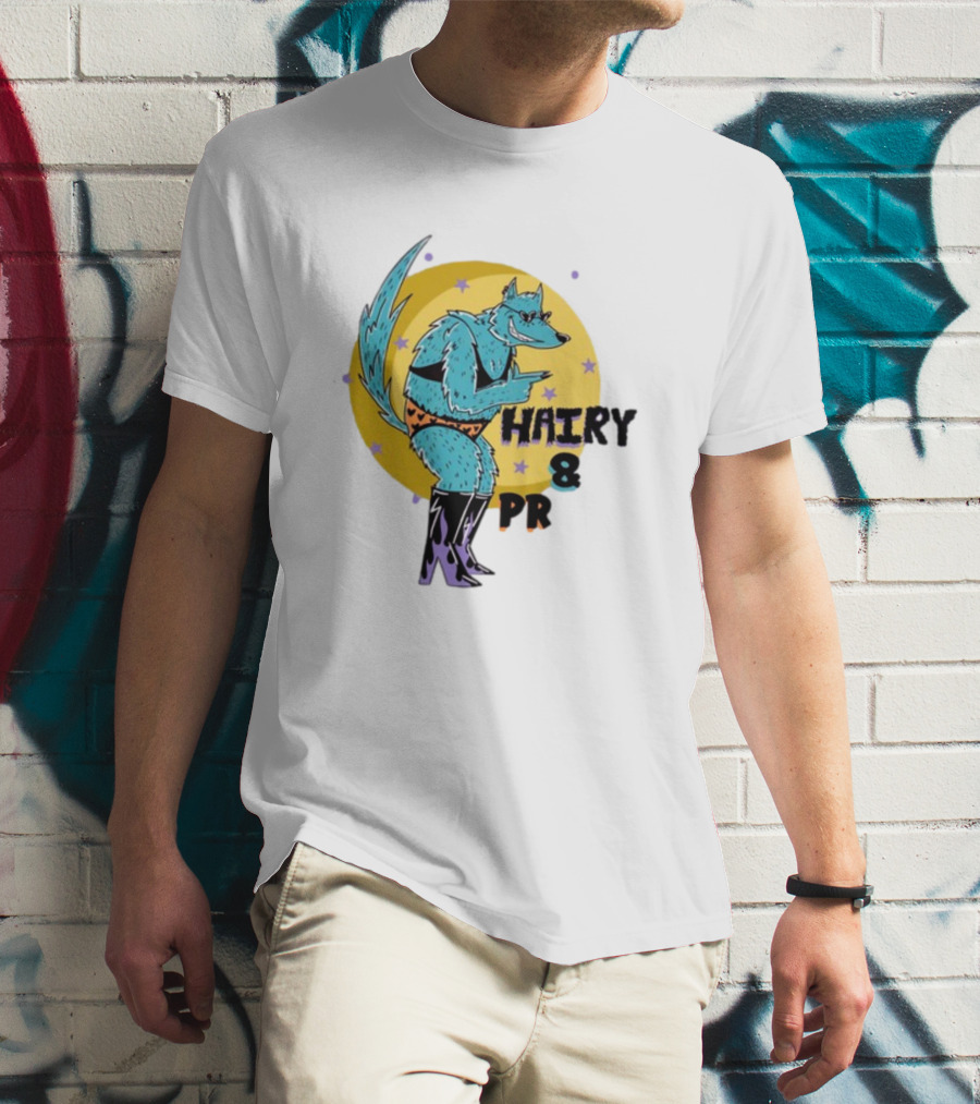 Hairy And Proud Moonlit Werewolf T-Shirt