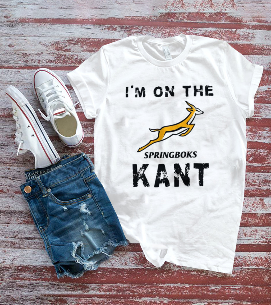 I'm On The Springboks Kant Rugby Fan Iconic T-Shirt