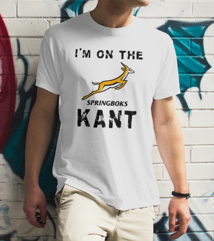 I'm On The Springboks Kant Rugby Fan Iconic T-Shirt
