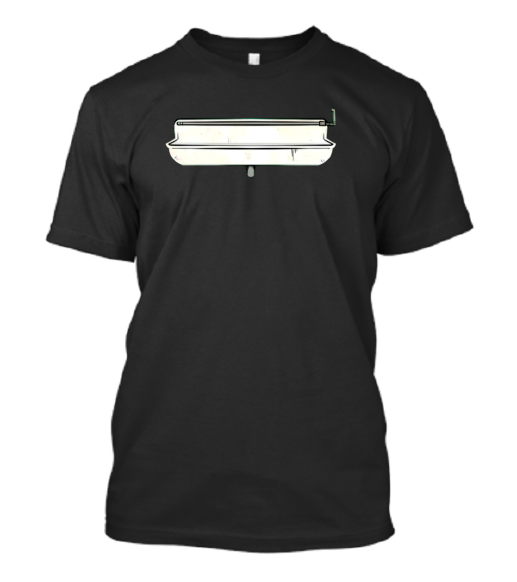 The Reverend Reiderson Trough Minimalist Sink T-Shirt