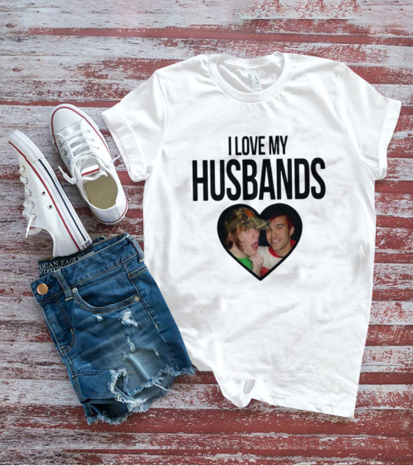 I Love My Husbands Pete Wentz Patrick Stump Heart Image T-Shirt