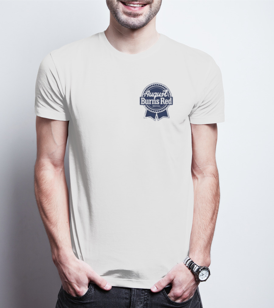 August Burns Red Beer Can Design White T-Shirt
