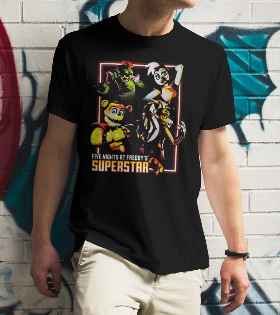Five Nights At Freddy's Superstar Characters T-Shirt