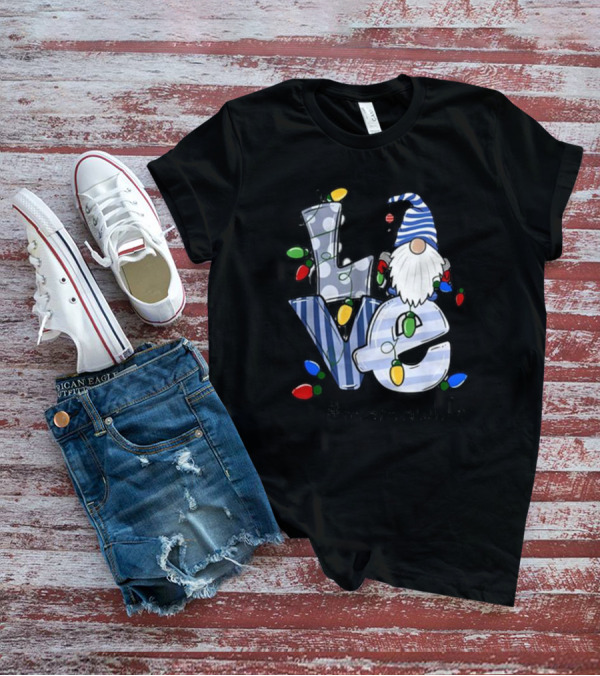 Love Mamaw Life Christmas Gnome Xmas Family T-Shirt