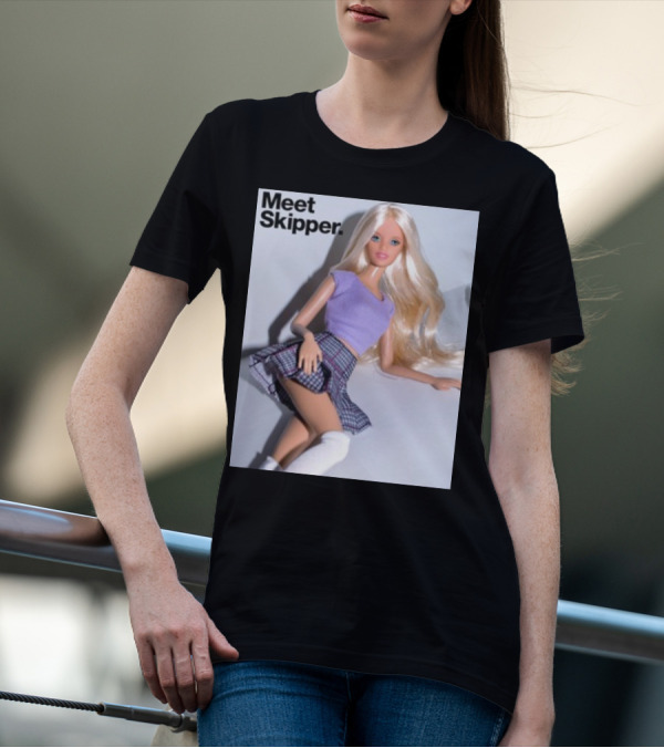 Meet Skipper Barbie Doll Vintage Style Fashion T-Shirt