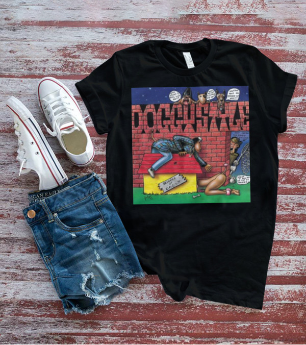 Doggystyle 30 Year Anniversary Album Cover Art Snoop Doggy Dogg Iconic Cartoon T-Shirt