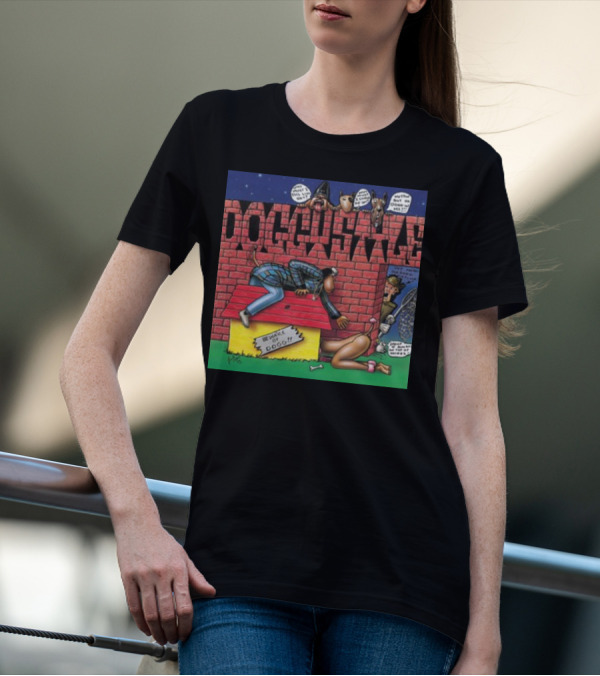 Doggystyle 30 Year Anniversary Album Cover Art Snoop Doggy Dogg Iconic Cartoon T-Shirt