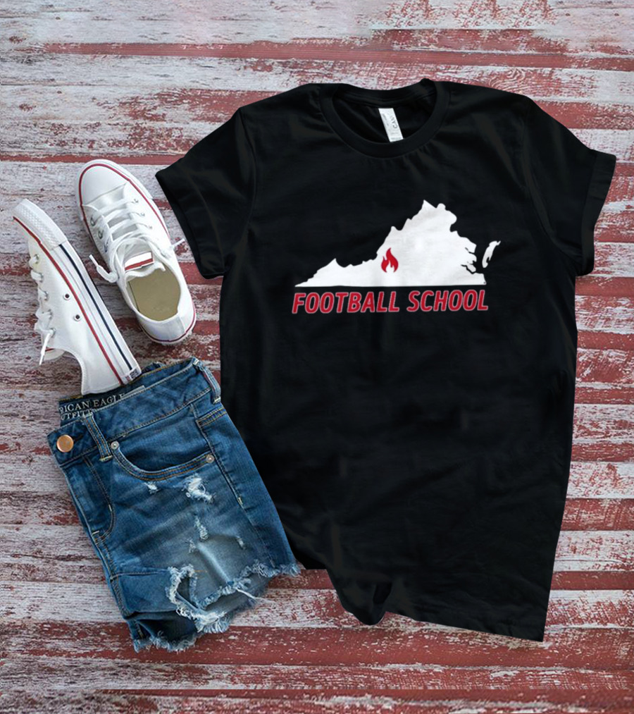 Virginia Fire Football School T-Shirt