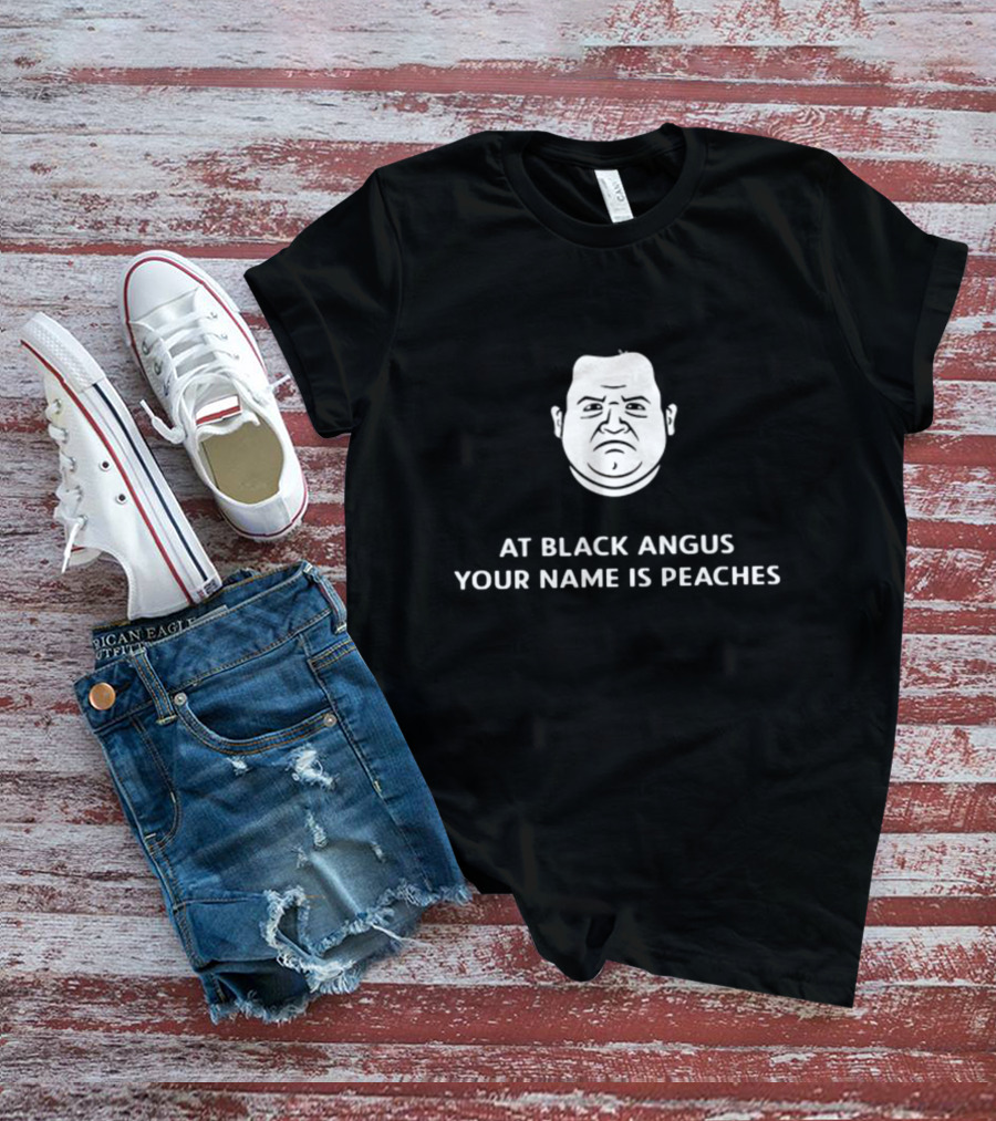 Patton Oswalt Face At Black Angus Your Name Is Peaches T-Shirt