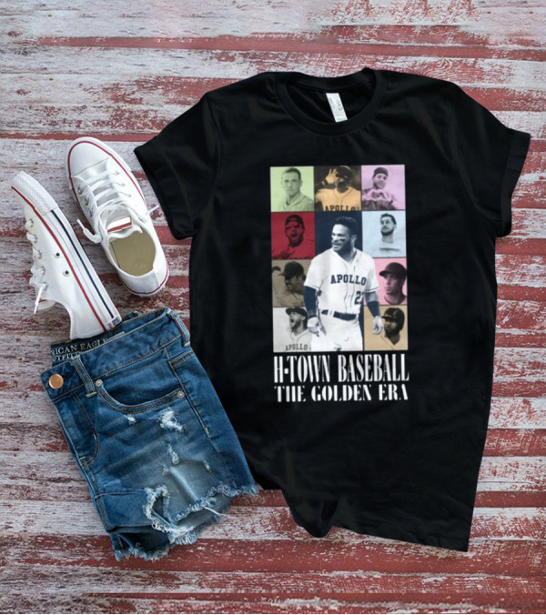 Apollohou H-Town Baseball The Golden Era Apollo Collection T-Shirt