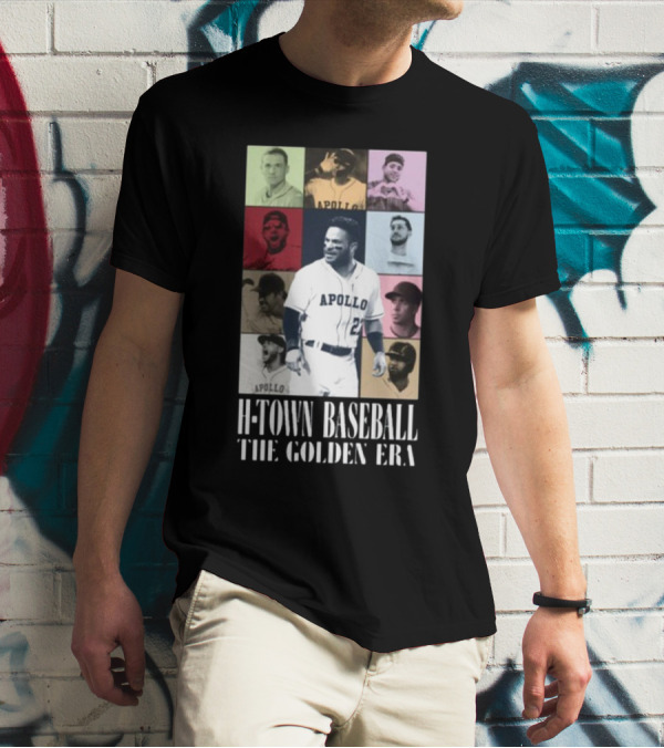 Apollohou H-Town Baseball The Golden Era Apollo Collection T-Shirt