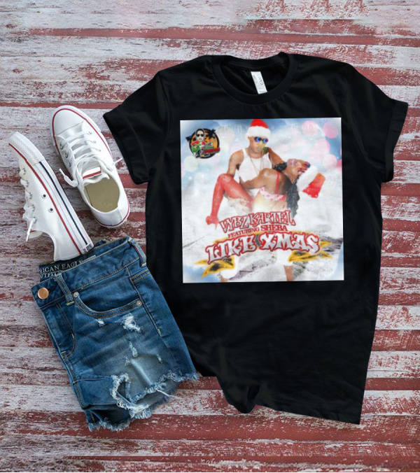 Vybz Kartel Featuring Sheba Like Xmas Festive Santa Beach Party T-Shirt