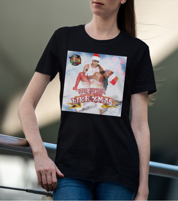 Vybz Kartel Featuring Sheba Like Xmas Festive Santa Beach Party T-Shirt