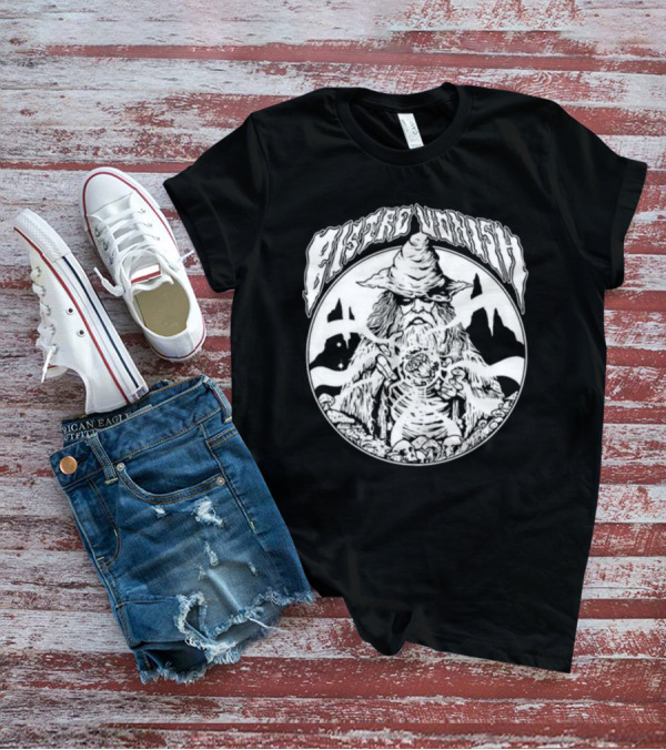 Rawpaw Astro Vonish Wizard Skeleton Pyramids T-Shirt