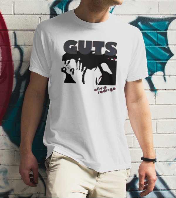 Guts Red Glittering Shadowy T-Shirt