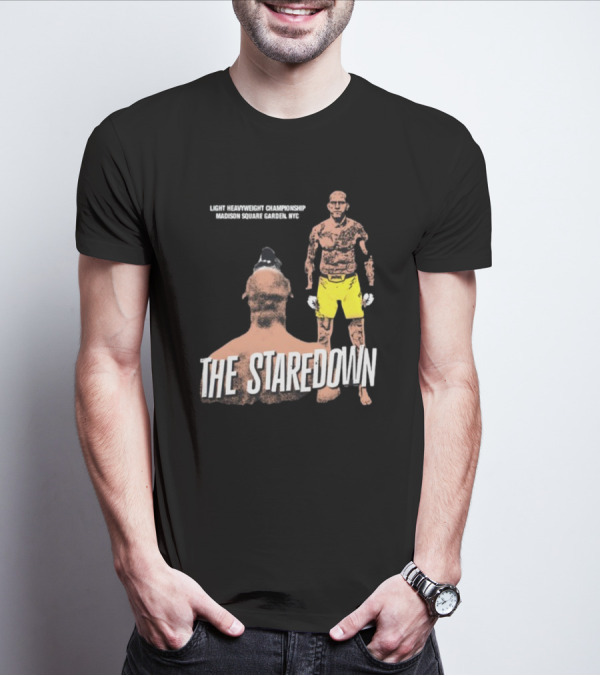 The Staredown Light Heavyweight Championship Madison Square Garden NYC T-Shirt
