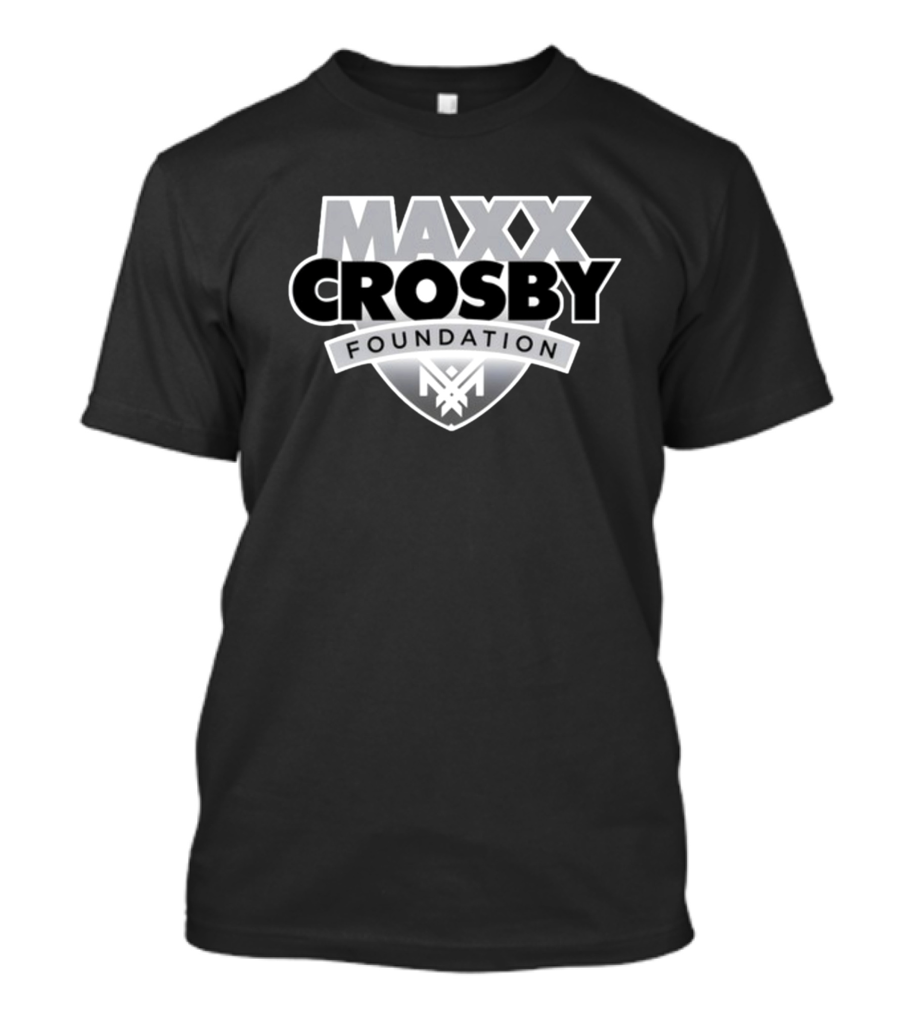 Maxx Crosby Foundation Shield Emblem T-Shirt