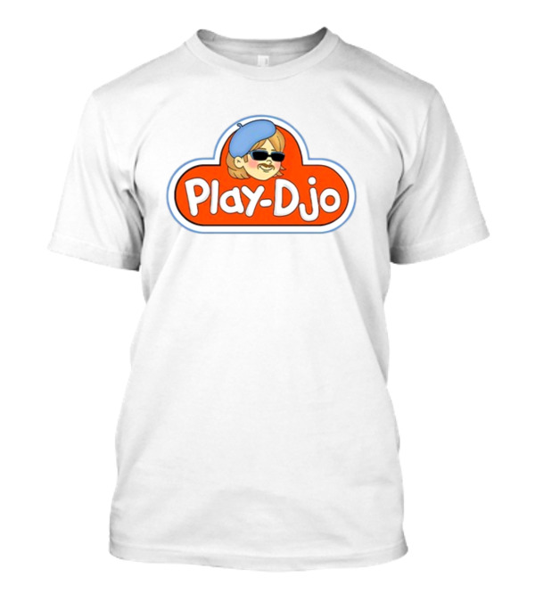 Play Djo Joe Keery Beret Sunglasses Cartoon T-Shirt