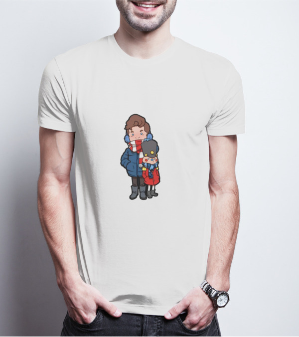 Danny Gonzalez Cartoon Holiday Nutcracker Snowflake T-Shirt