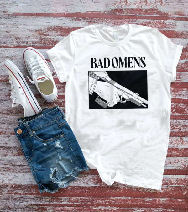 Bad Omens What's The Difference Between A God And Gun Hands Holding Gun T-Shirt