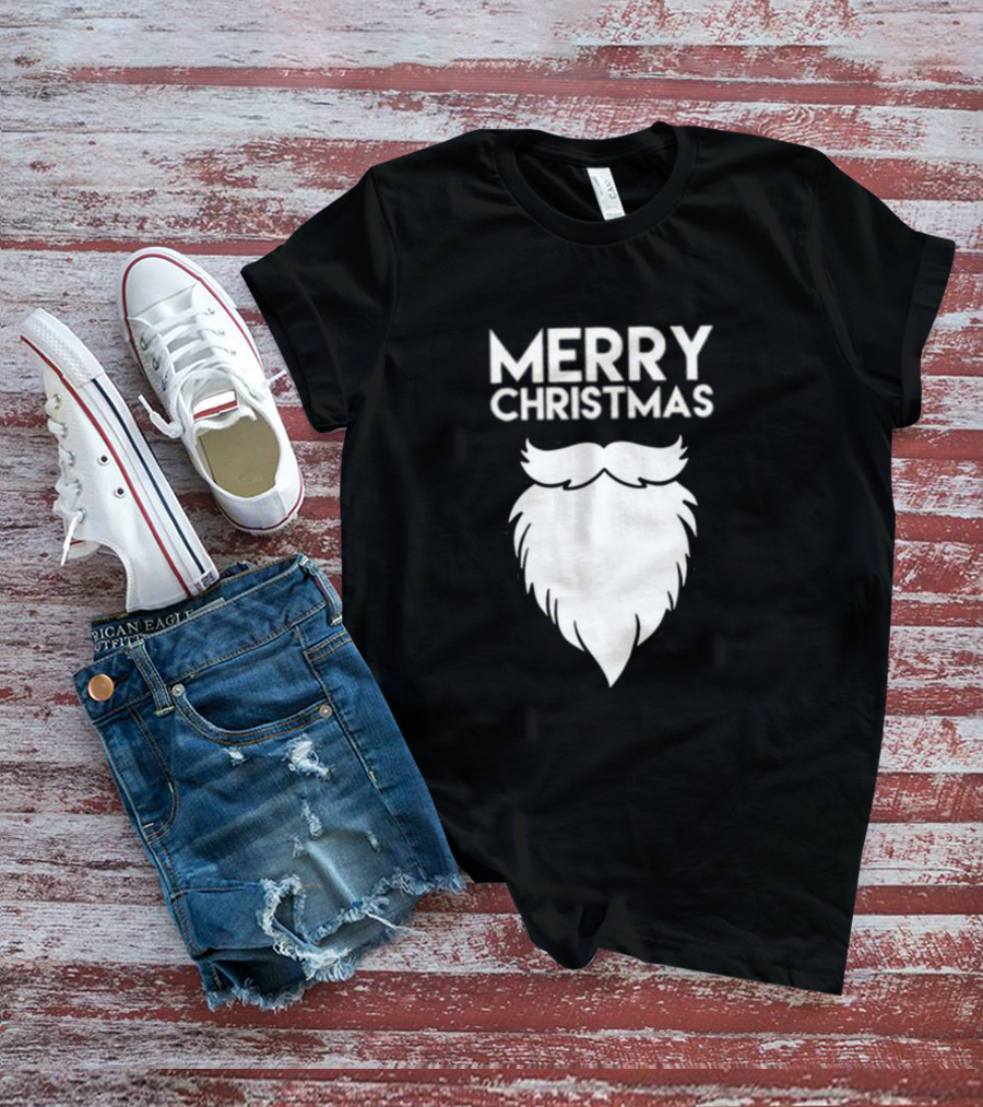 Merry Christmas Santa Beard T-Shirt