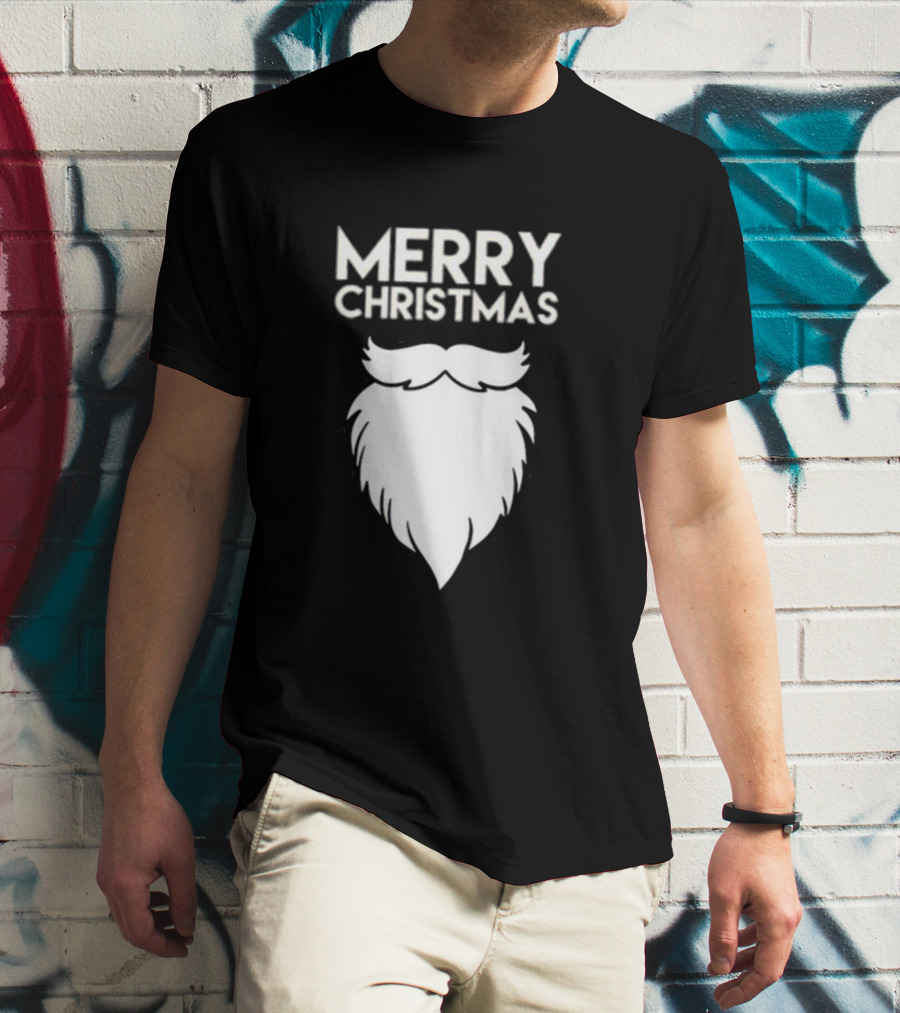 Merry Christmas Santa Beard T-Shirt