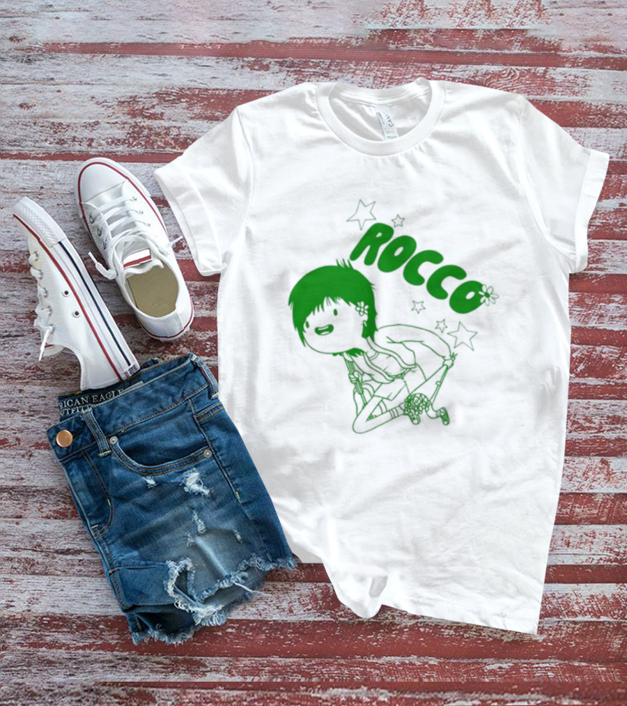 Rocco Animated Green Glow Character T-Shirt