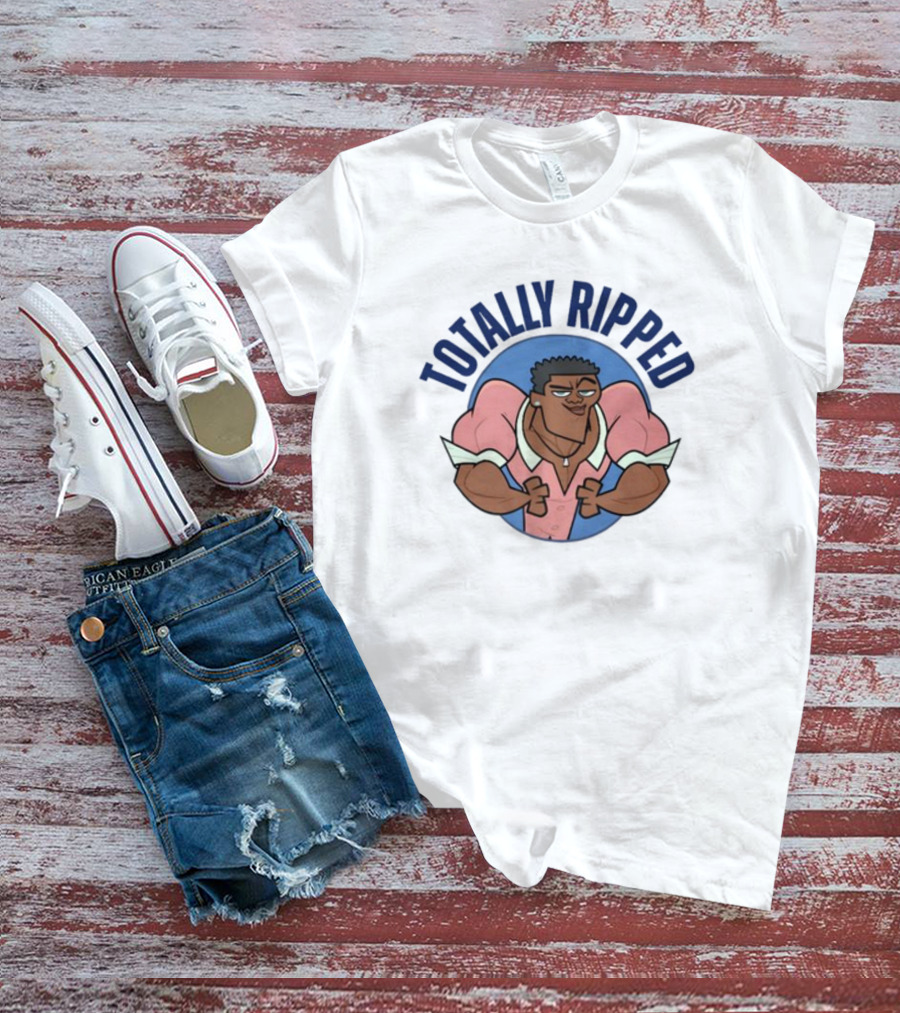 Total Drama Island Character Flexing Muscles Totally Ripped T-Shirt