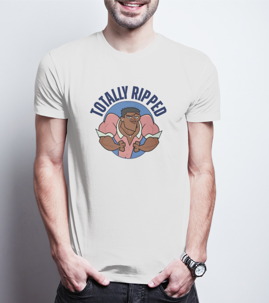 Total Drama Island Character Flexing Muscles Totally Ripped T-Shirt