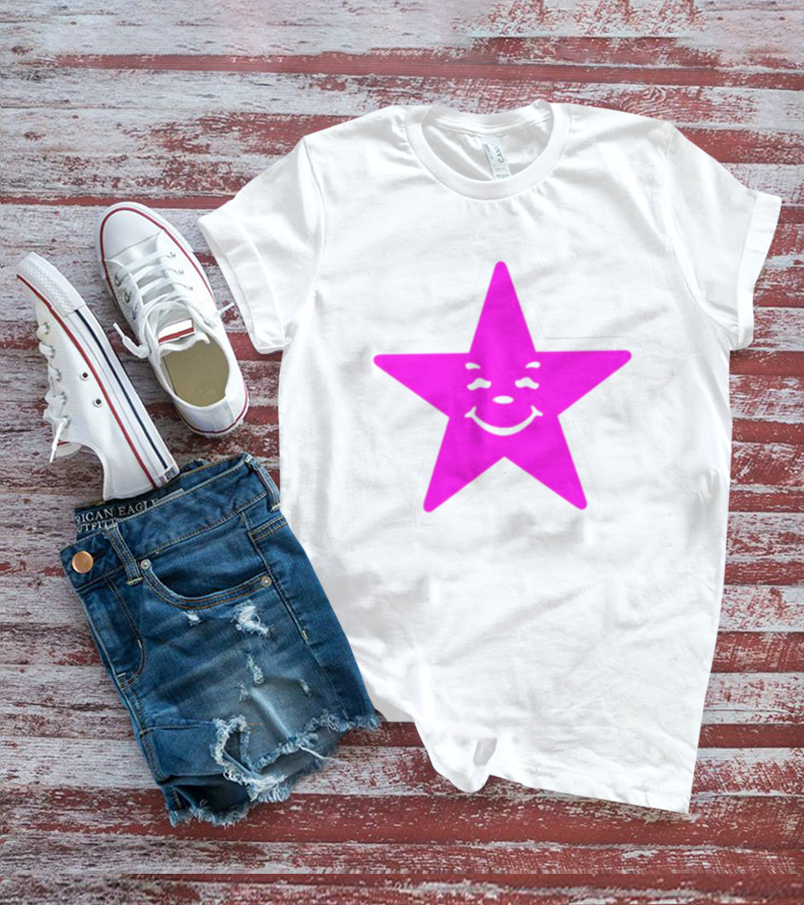Austin Babbitt Asspizza Smiling Star Pink T-Shirt