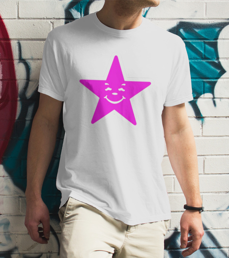 Austin Babbitt Asspizza Smiling Star Pink T-Shirt