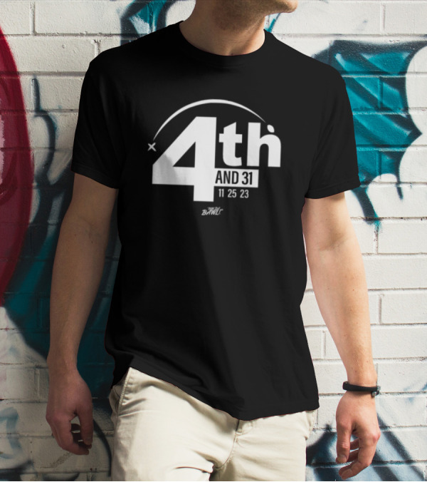 Rundaball Alabama 4Th And 31 11 25 23 T-Shirt